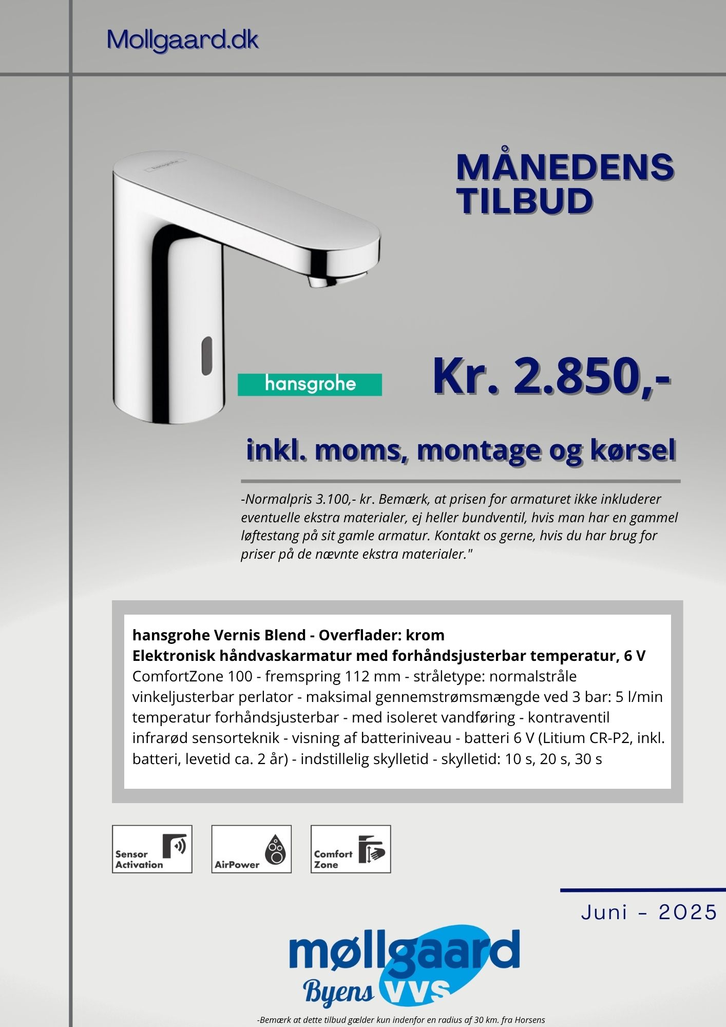 JUNI TILBUD MØLLGAARD BYENS VVS 2025 HANSGROHE VERNIS BLEND (3)
